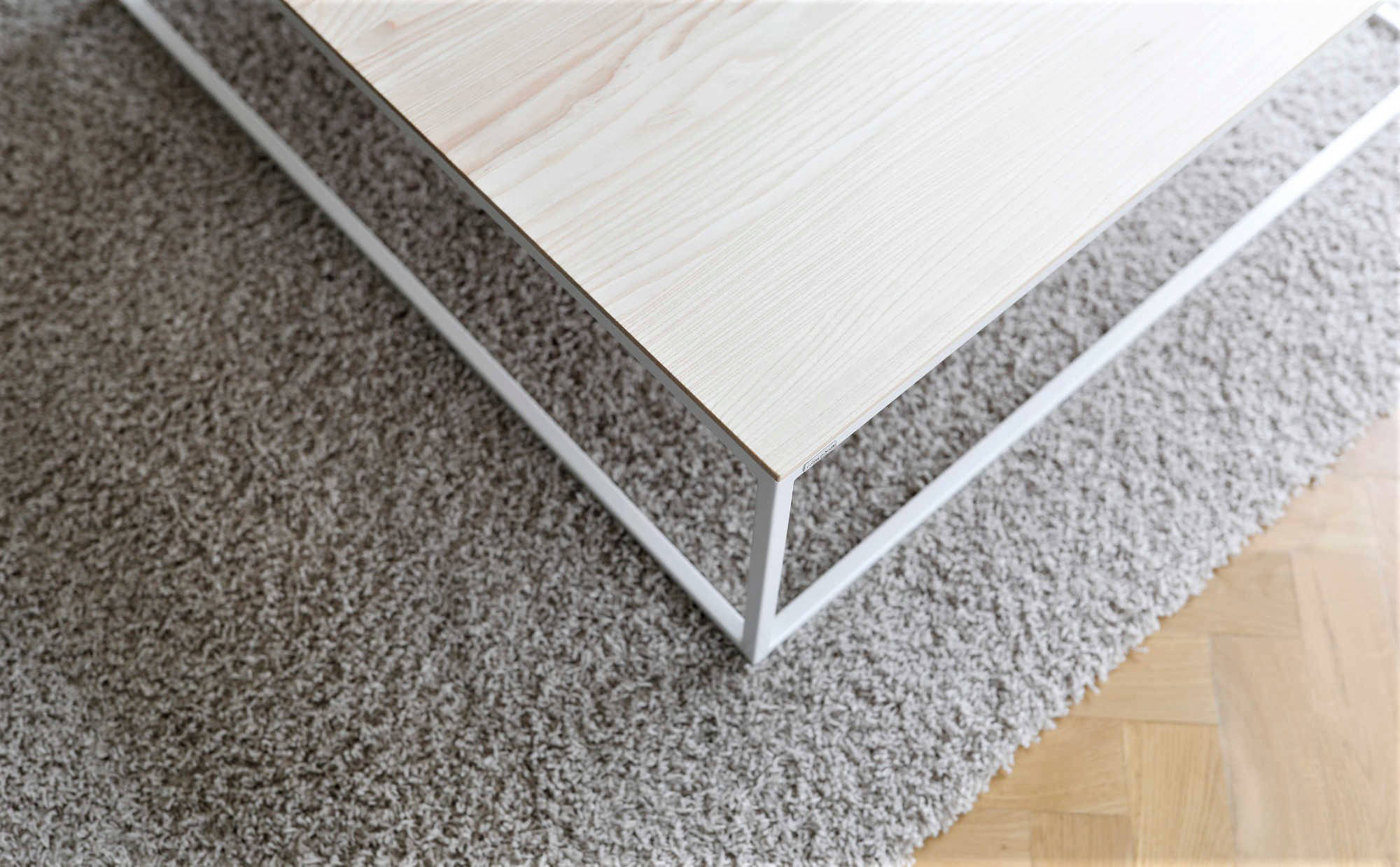 weisser designer couchtisch nach mass