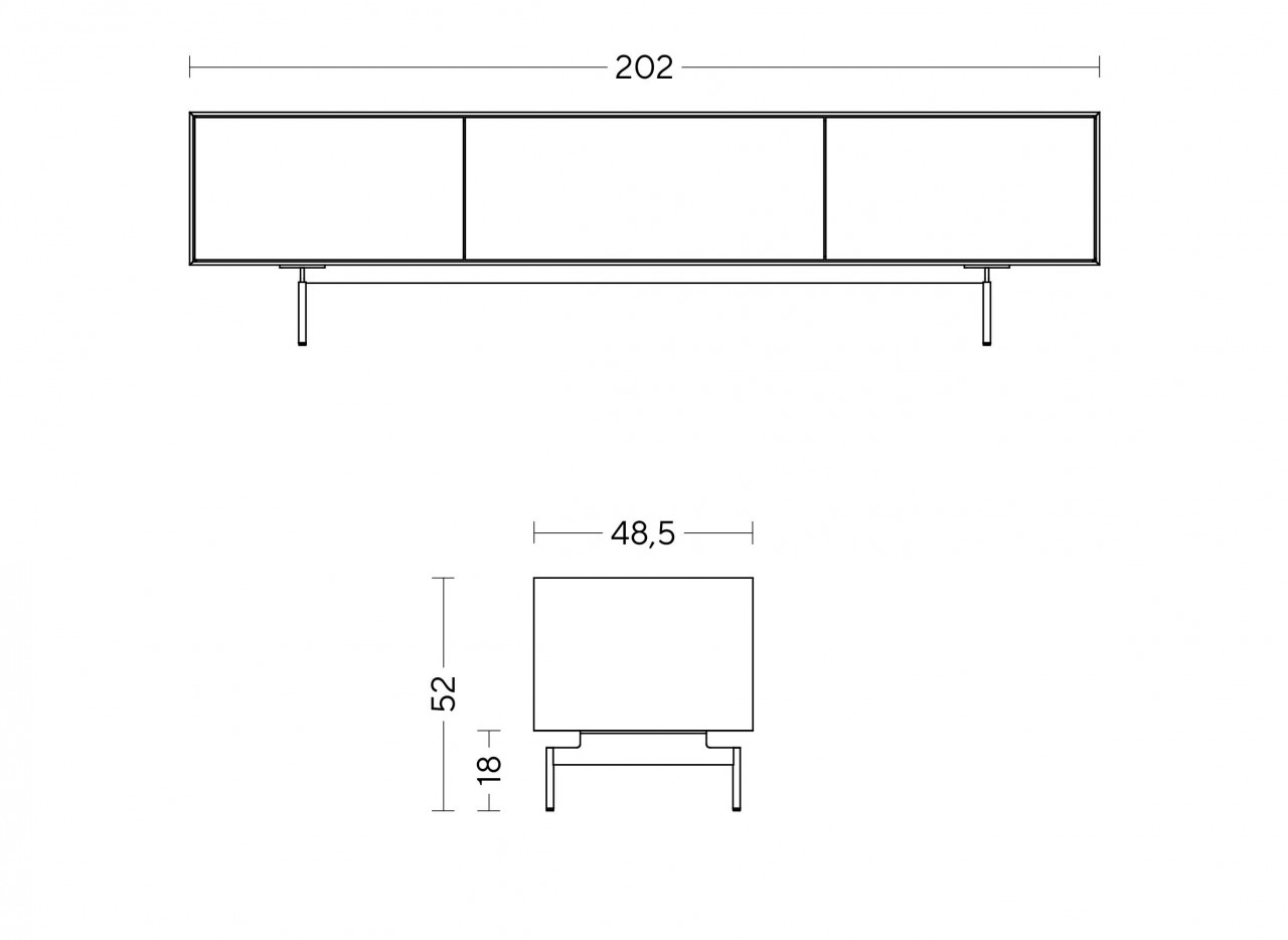 TV-Lowboard FRIEDA 10